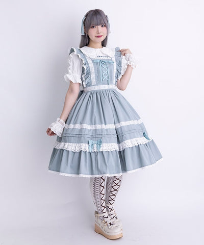 Happy Frill Jumper Skirt Set – axes femme from JAPAN