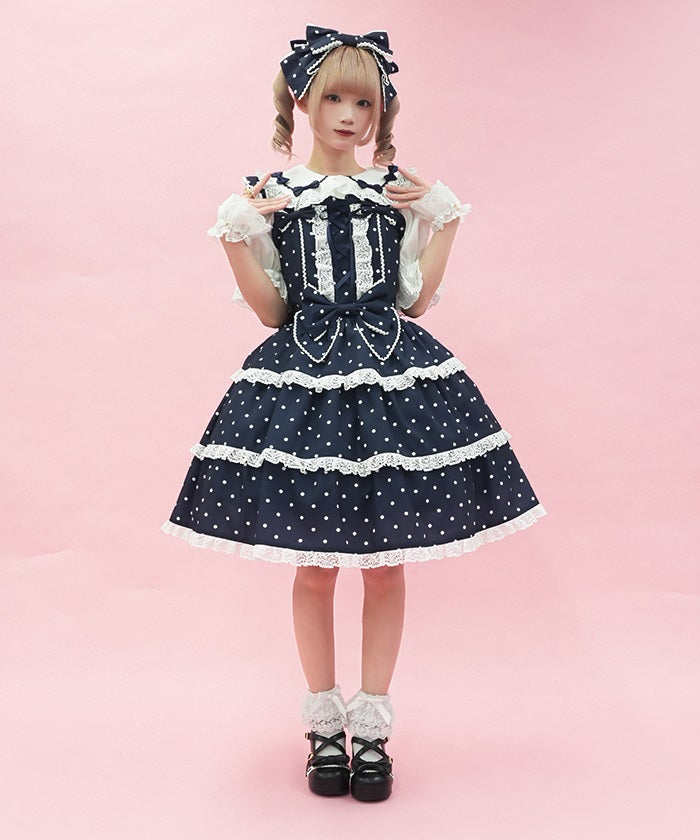 Sweet Dot Jumper Skirt (Pre-order) – axes femme from JAPAN