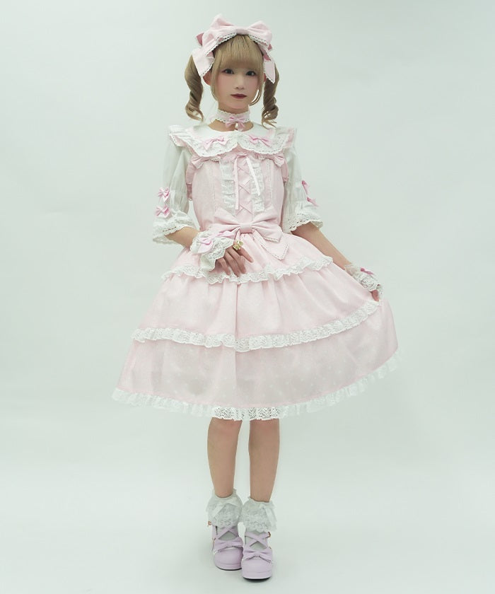 Sweet Dot Jumper Skirt (Pre-order) – axes femme from JAPAN