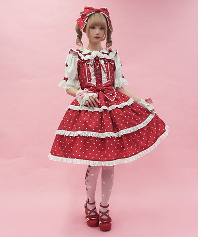 Sweet Dot Jumper Skirt (Pre-order) – axes femme from JAPAN