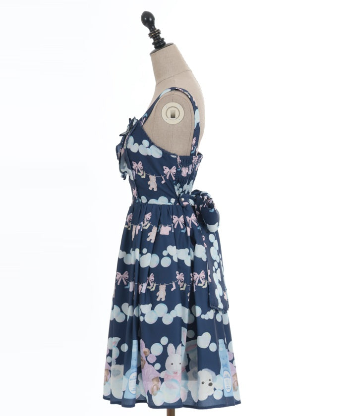 Laundry Pattern Jumper Skirt – axes femme from JAPAN