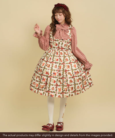 Patisserie in the Woods Pattern Jumper Skirt