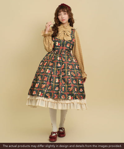 Patisserie in the Woods Pattern Jumper Skirt