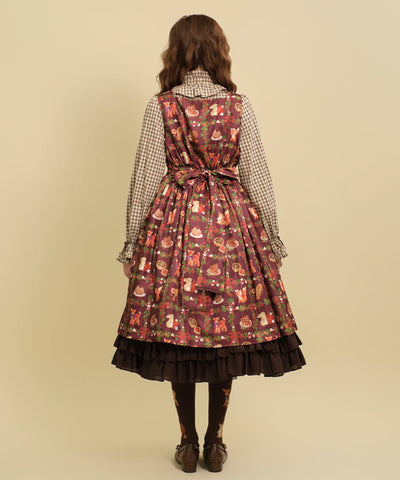 Patisserie in the Woods Pattern Jumper Skirt