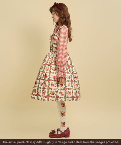 Patisserie in the Woods Pattern Jumper Skirt