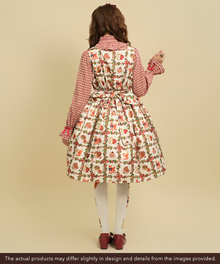 Patisserie in the Woods Pattern Jumper Skirt