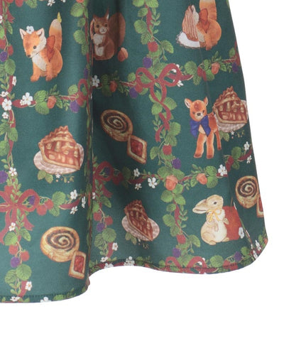 Patisserie in the Woods Pattern Jumper Skirt