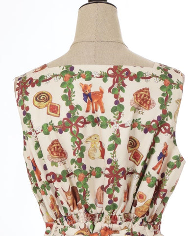 Patisserie in the Woods Pattern Jumper Skirt