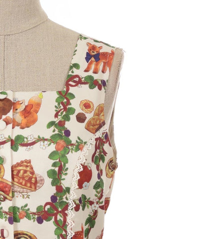 Patisserie in the Woods Pattern Jumper Skirt