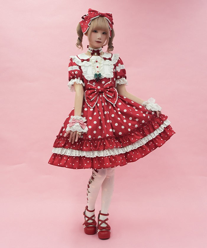 axes femme red dress axes femme women prom Dress Lolita Mori girl Hime Tokyo kawaii red
