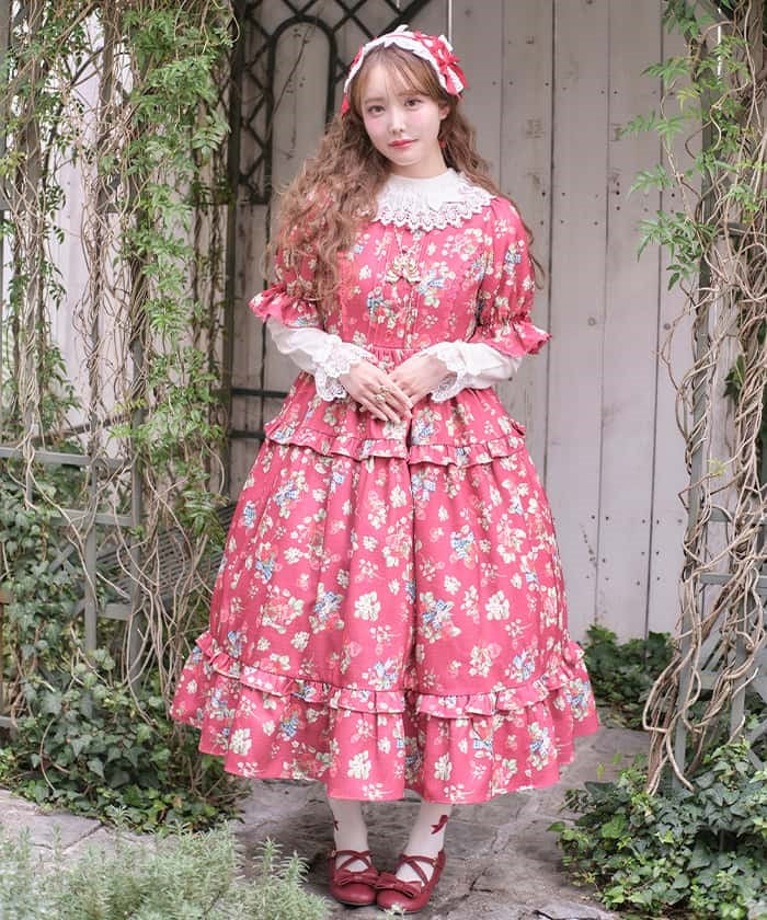 Classic Berry Dress (Made to Order) – axes femme from JAPAN