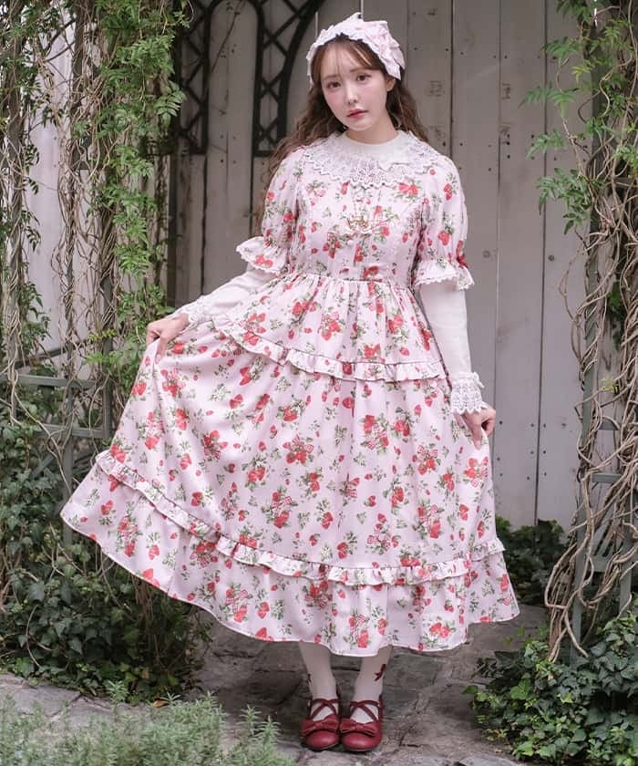 Classic Berry Dress (Made to Order) – axes femme from JAPAN