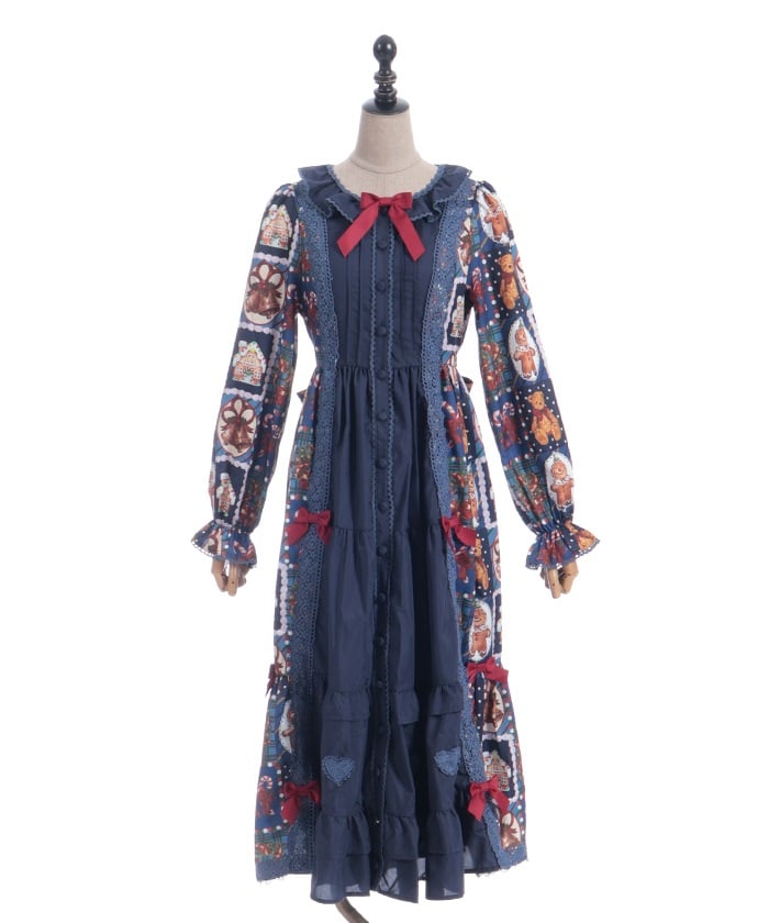 Christmas Pattern Dress – axes femme from JAPAN