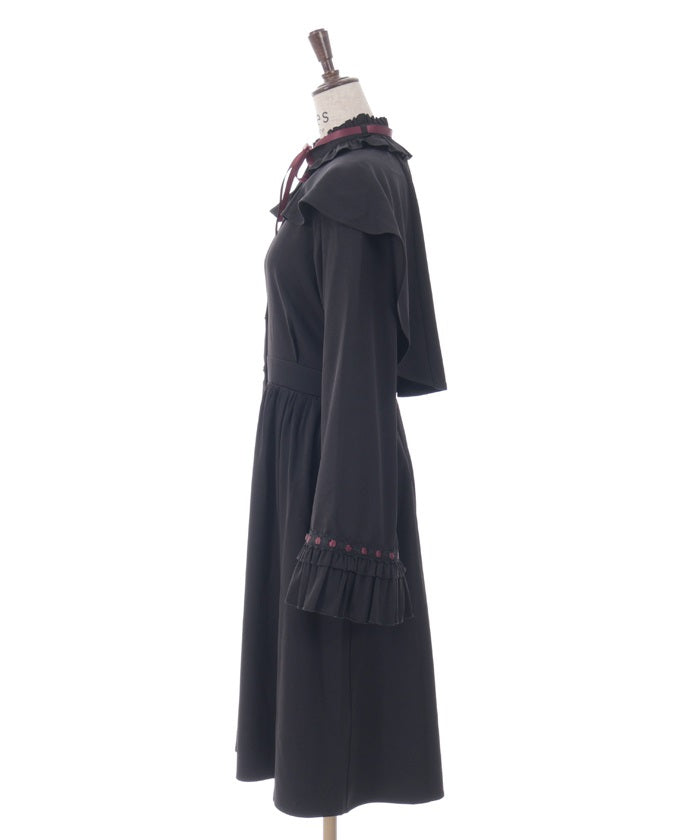 Fishtail Cape Dress