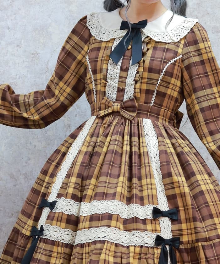 Tartan Plaid Dress (Made to Order) – axes femme from JAPAN
