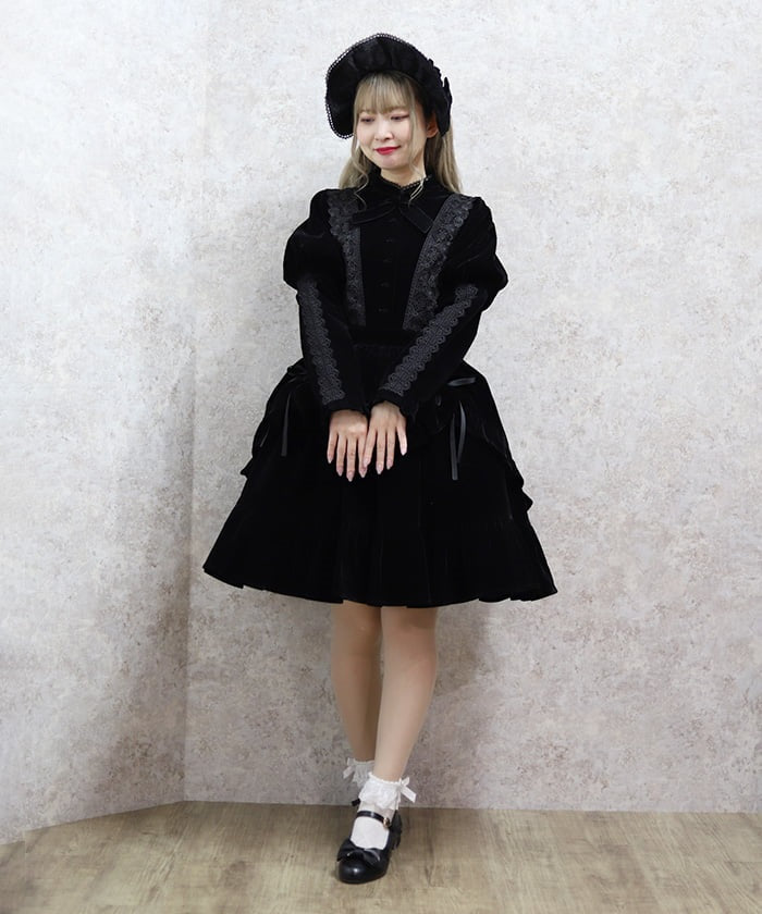 Velvet Doll Dress axes femme from JAPAN Velvet Doll Dress axes femme from JAPAN