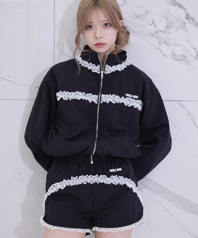 Fickle Bebe Frill Nylon Jacket