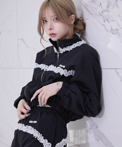 Fickle Bebe Frill Nylon Jacket