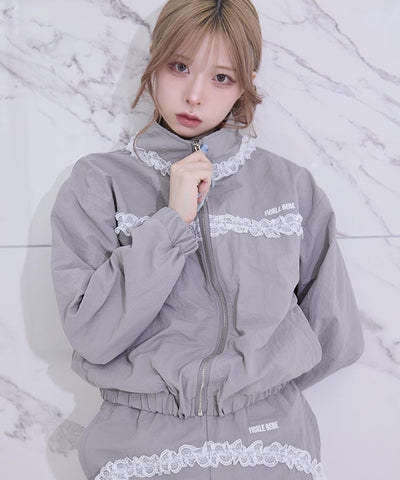 Fickle Bebe Frill Nylon Jacket