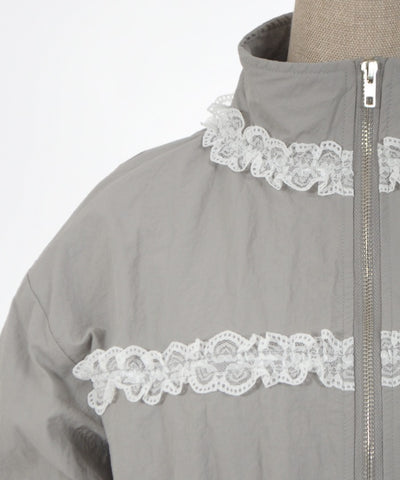 Fickle Bebe Frill Nylon Jacket