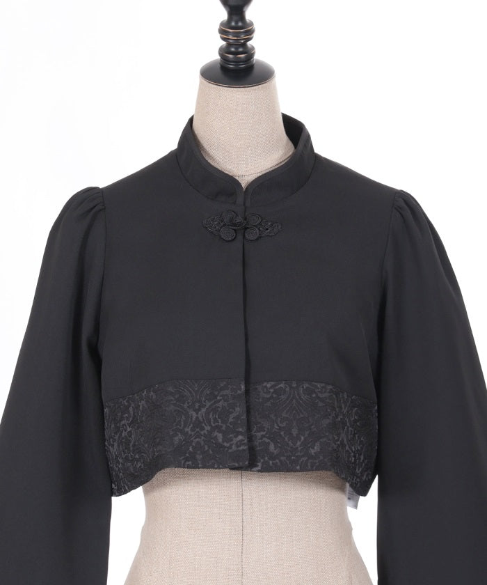 Chinese Button Bolero – axes femme from JAPAN