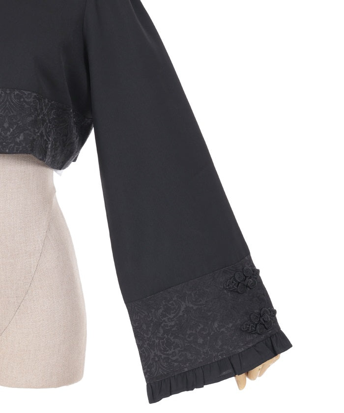 Chinese Button Bolero – axes femme from JAPAN