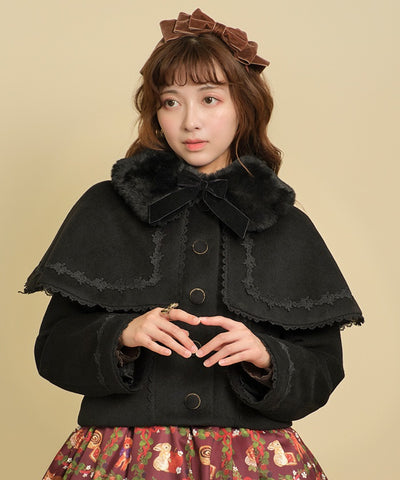 Short Coat with Cape (Made to Order)