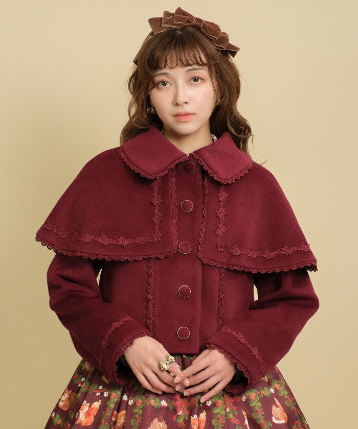 Short Coat with Cape (Made to Order)