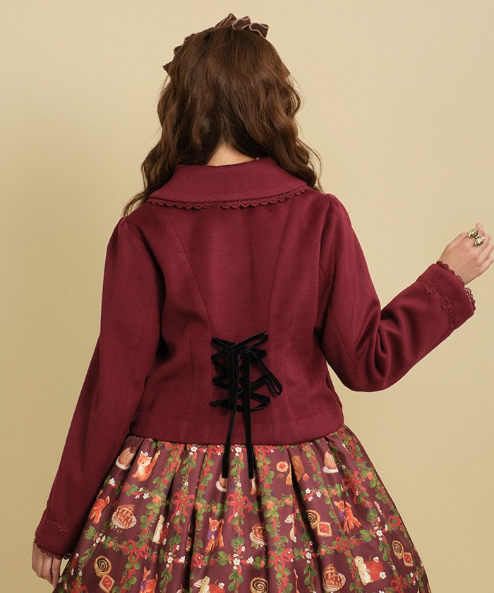 Short Coat with Cape (Made to Order) – axes femme from JAPAN