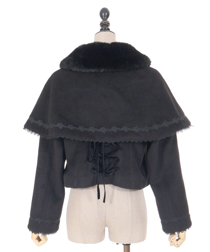 Short Coat with Cape (Made to Order)