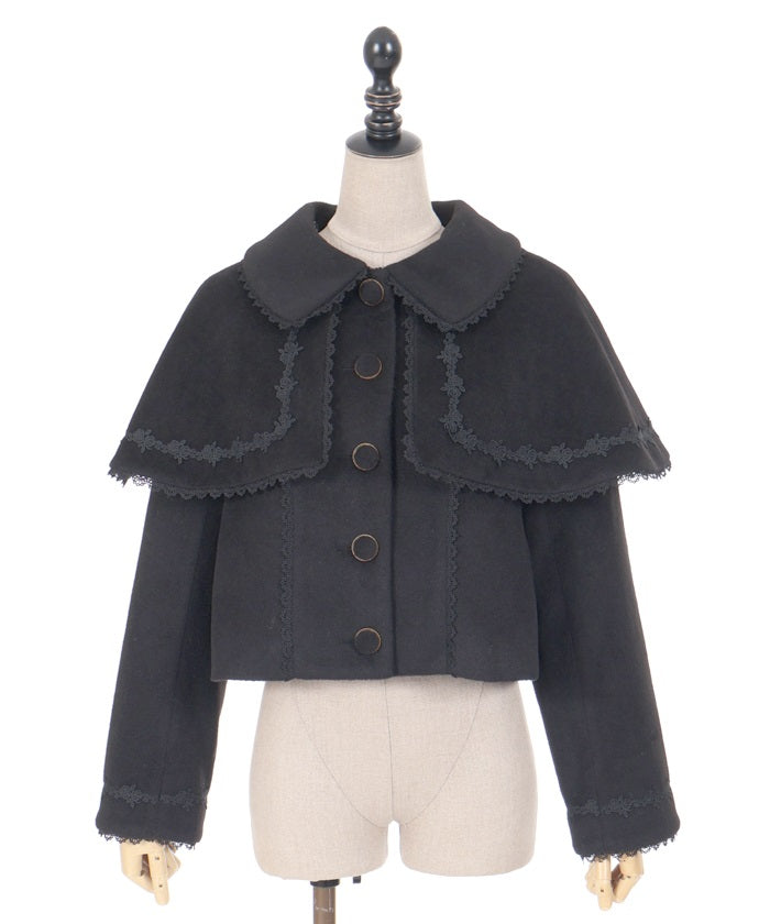 Short Coat with Cape (Made to Order)