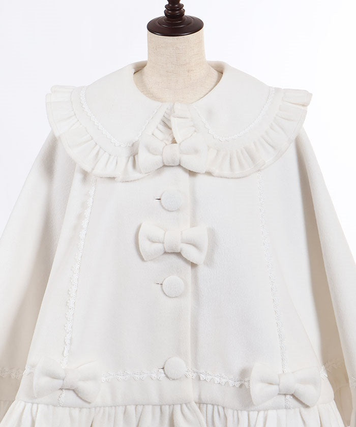 Petit Ribbon Cape Coat – axes femme from JAPAN