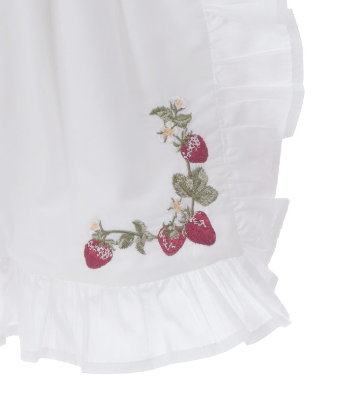 Classic Berry Embroidery Apron