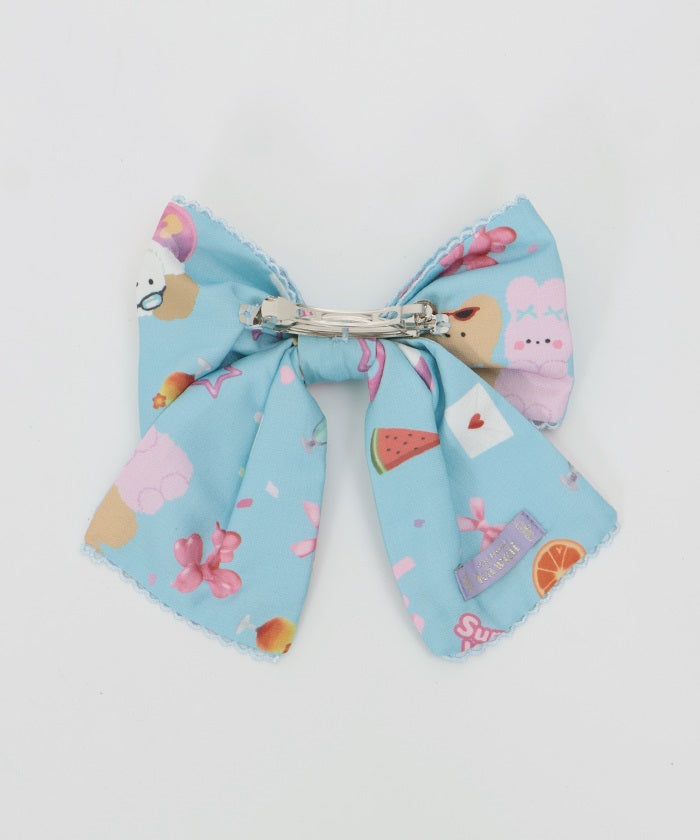 Happy Vacance Pattern Barrette Clip