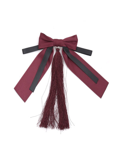 Tassel Ribbon Barrette Clip Set