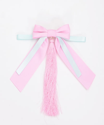 Tassel Ribbon Barrette Clip Set