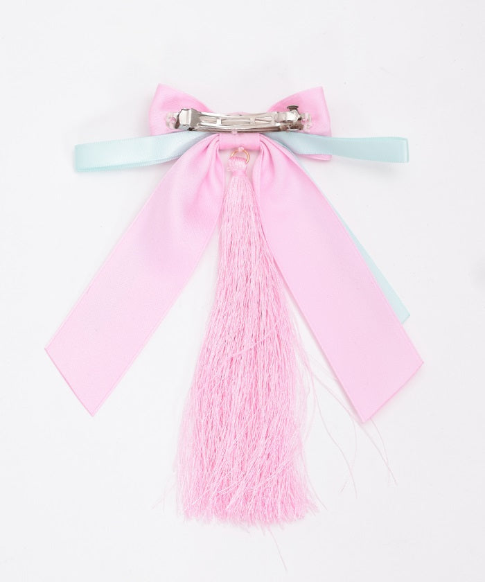 Tassel Ribbon Barrette Clip Set