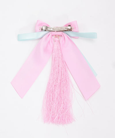 Tassel Ribbon Barrette Clip Set