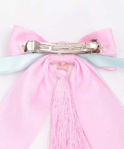 Tassel Ribbon Barrette Clip Set