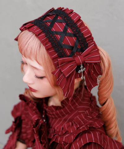 Striped Ribbon Headdress