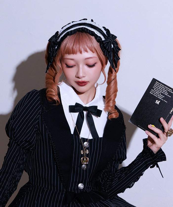 Striped Ribbon Headdress