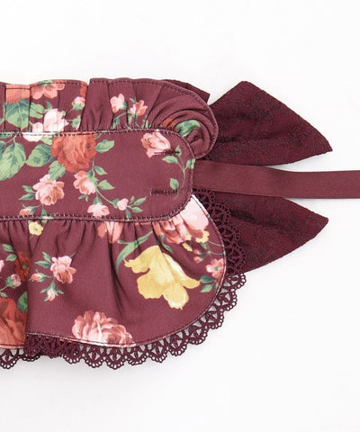 Antique Rose Pattern Half Bonnet (Pre-order)