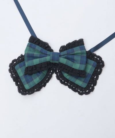Tartan Plaid Multi Ribbon