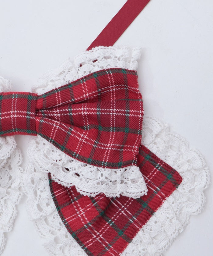 Tartan Plaid Multi Ribbon
