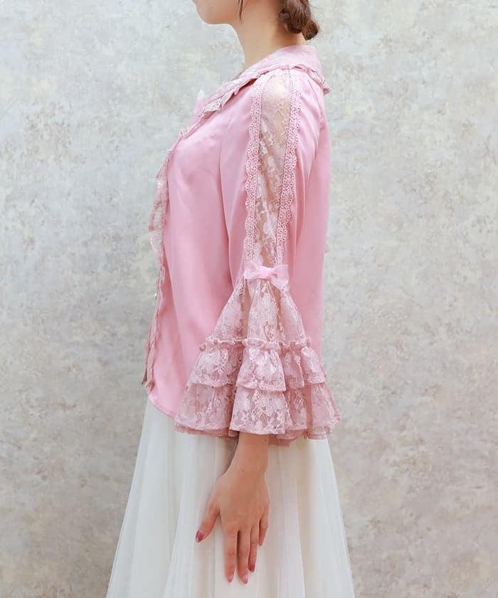 Lacy Princess Sleeves Blouse (Pre-order)