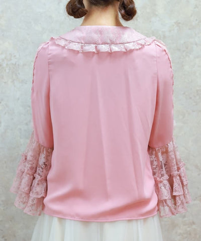 Lacy Princess Sleeves Blouse (Pre-order)