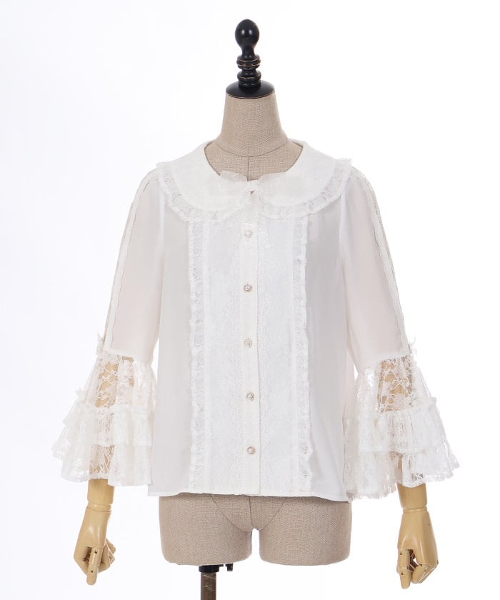 Lacy Princess Sleeves Blouse (Pre-order)