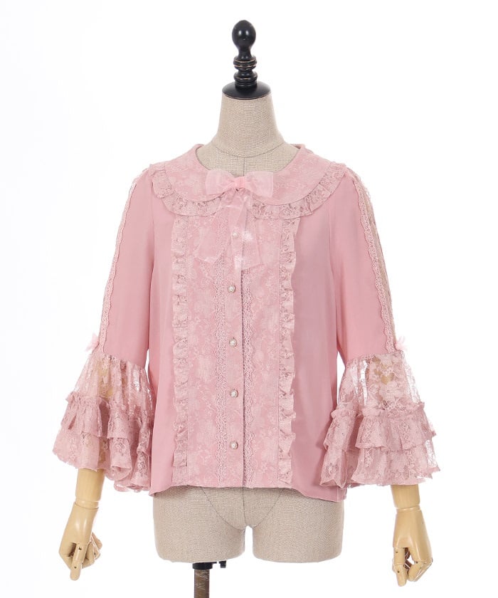 Lacy Princess Sleeves Blouse (Pre-order)