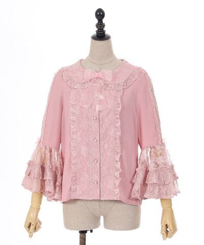 Lacy Princess Sleeves Blouse (Pre-order)