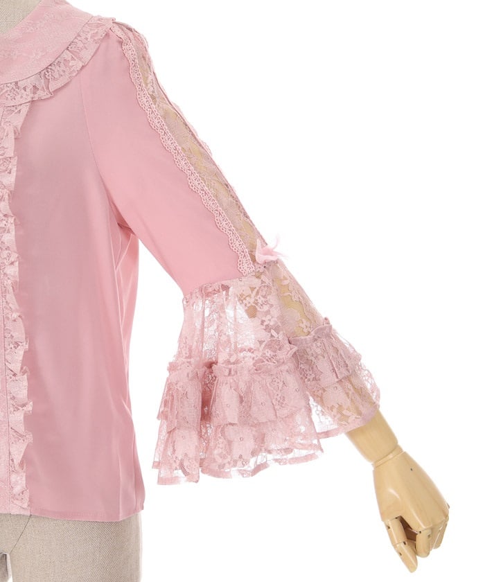 Lacy Princess Sleeves Blouse – axes femme from JAPAN